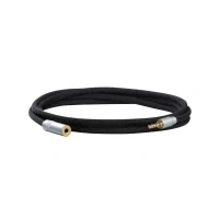 Bild av Dynavox 207379 Audio Forlængerkabel [1x Jacktilslutning 3,5 mm 1x Jackstik mm] 3.00 m Sort