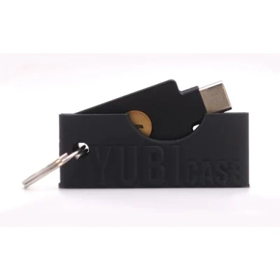 Bild av Yubicase skydd för Yubikey 5 NFC/5C NFC reptåligt fodral ingår inte (svart, USB C)
