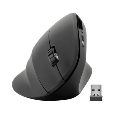 Bild av Speedlink PIAVO Ergonomic Vertical Mouse trådlös, ergonomiskt formad, vertikal, svart