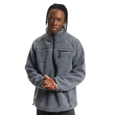 Bild av Brandit Teddyfleece troyer vintertröja med fleece foder jakt utomhus plysch, antracit, XXL