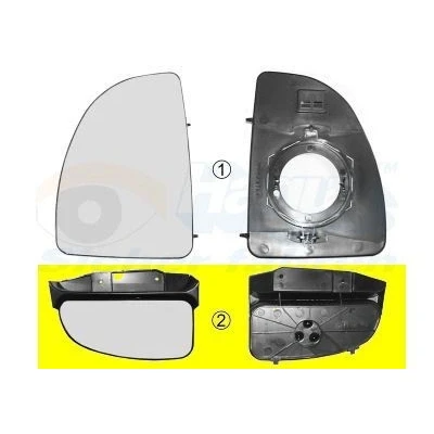 Bild av VAN WEZEL 1747833 Miroir De Rétroviseur gauche Partie inférieure CITROËN: Jumper I Van, Сamion à Plateau/Сhâssis, Minibus