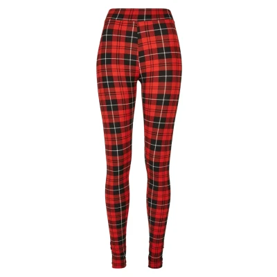 Bild av Urban Classics SOFT AOP Leggings, Storlek: 4XL, Redcheck