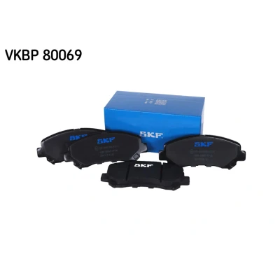 Bild av SKF VKBP 80069 Jeu de plaquettes frein non préparé pour indicateur d&#039;usure NISSAN: X Trail, Qashqai / Qashqai+2 I Van