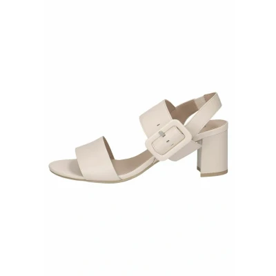Bild av CAPRICE dam 9 28306 42 klackad sandal, Mattvitt, 39 EU