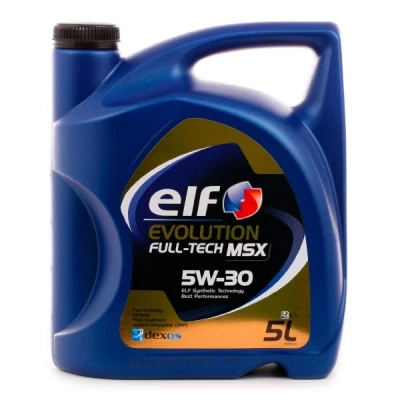Bild av Elf Evolution Full Tech MSX 5W 30 5I Huile moteur 2194904 RENAULT: LAGUNA 2 Grandtour, Clio III TRAFIC Bus, OPEL: Tigra Twintop, Meriva B