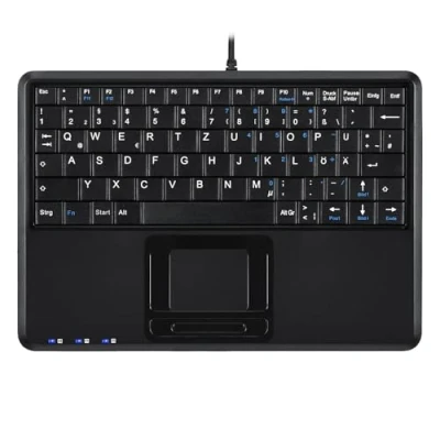 Bild av Perixx PERIBOARD 510 H Plus Super Mini pekplatta tangentbord USB med 2 vägs hub svart