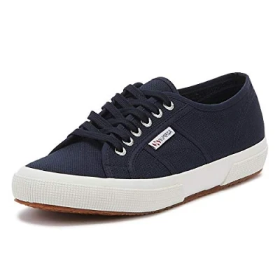 Bild av Superga 2750 Cotu Classic unisex vuxen Sneaker , Blå marinblå white F43, 40 EU
