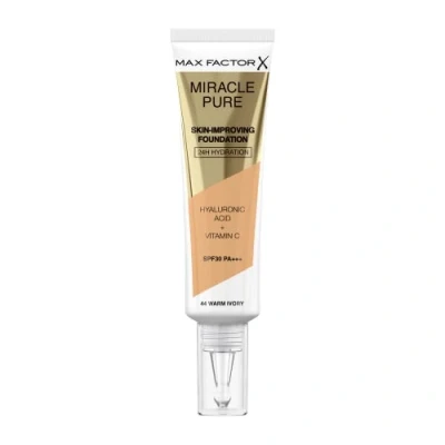 Bild av MAX Factor Miracle PURE Skinimproving Foundation 44 WARM Ivory 30ML Foundation, Storlek: 30 ml, Multicolor