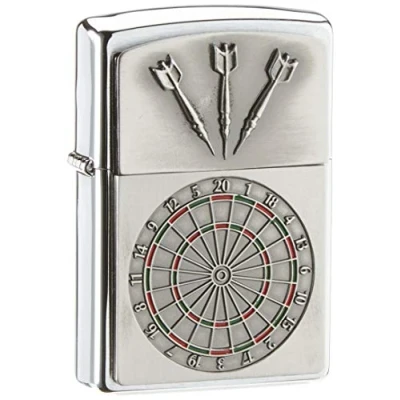 Bild av Zippo, 1300091, 200 AA8 darttavla emblemtändare, mässing