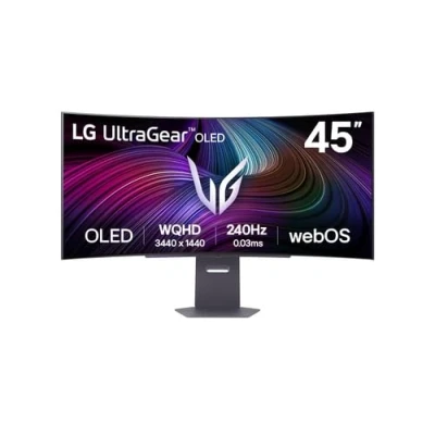 Bild av 45&quot; LG UltraGear 45GX90SA B OLED monitor curved HDR