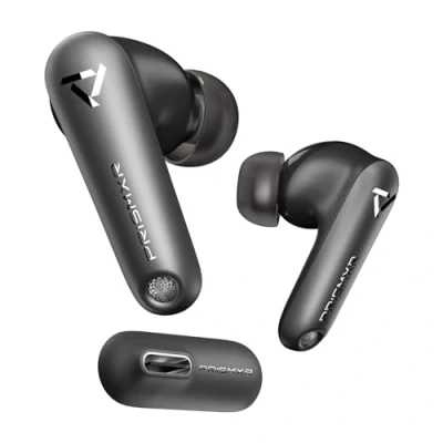 Bild av PRISMXR trådlösa spelhörlurar kompatibla med PS5/PS4, Meta Quest 3S/Quest 3, 25 ms Low Latency, 2,4 GHz Bluetooth In Ear hörlurar för Steam Deck, Switch, PC (USB C dongel ingår) Vega T1
