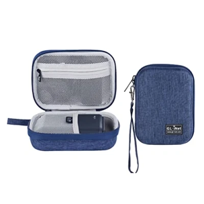 Bild av Gadget Organizer Case för reserouter GL AXT1800/MT1300/SFT1200/E750, laddare, kablar och tillbehör, robust hållbar väska, handväska av Eva, stötsäker, vattenavvisande (blå)