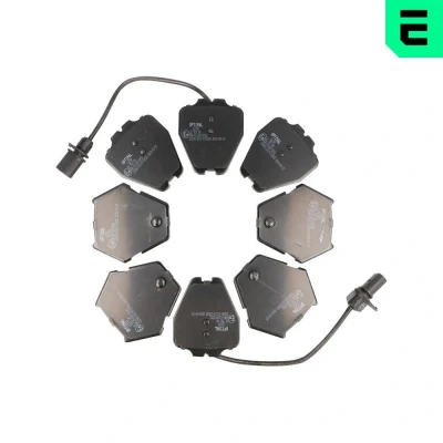 Bild av OPTIMAL BP 12158 Jeu de plaquettes frein Essieu avant contact signal d&#039;usure inclus AUDI: A4 B5 Avant, A6 C5 Berline