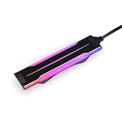 Bild av LIAN LI UNI P28 3 stycken RGB remsor på valfri sida, ram i svart färg (kompatibel med P28120 1B, 3B, GA2P36B) P28ARGB B