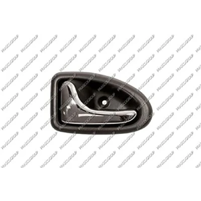 Bild av PRASCO RN0268402 Dörrhandtag inre, vänster fram krom/svart RENAULT: CLIO 2, Scénic 1, MEGANE 1