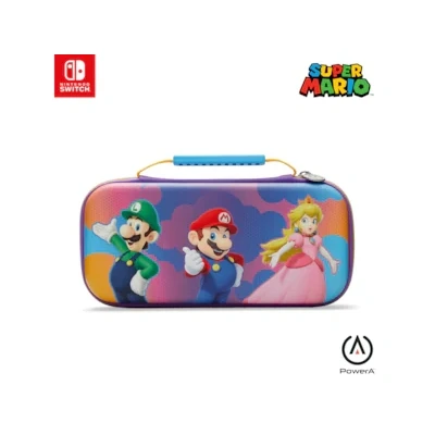 Bild av PowerA skyddsfodral för Nintendo Switch OLED modell, eller Lite Färgstänkta hjältar