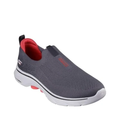 Bild av Skechers Performance GO WALK 7 SLIP ON Promenadskor charcoal/black, Storlek: 44, Charcoal/black Textil