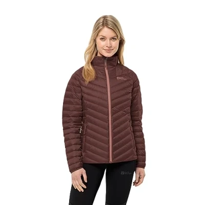 Bild av Jack Wolfskin Passamani Down JKT W Doudoune, Dark Maroon, XS dam, Mörk rödbrun,