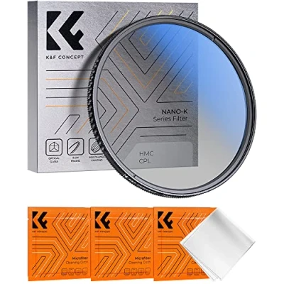 Bild av K&amp;F Concept 72mm Polariserande Filter, Ultratunna, Optiskt Glas Från Japan, Multi belagd