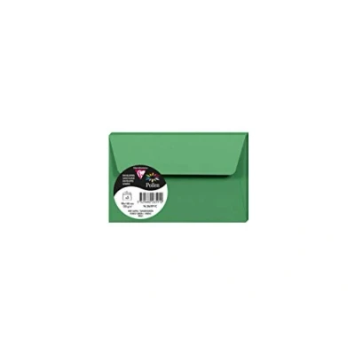 Bild av Clairefontaine 26591C kuvert, 5 stycken, 14 x 9 cm, garvgrön