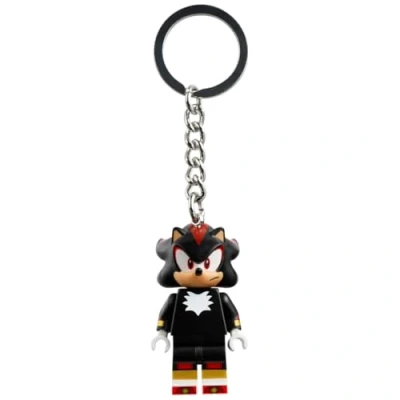 Bild av Lego 854302 Shadow the Hedgehog minifigur nyckelring svart ålder 6 ,