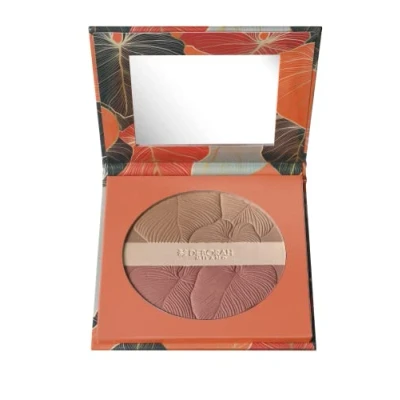 Bild av Deborah Milano Maxi Terra Ansikte Kompakt Tropical Bronze SPF 15, 01 Light, Bronzer, Blush och Illuminator, glidande silkeslen, ger ljus naturligt solbränd hud, 18 g