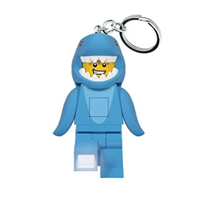 Bild av LEGO Iconic Shark Suit Guy Nyckelring med LED lampa