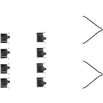 Bild av HELLA 8DZ 355 202 451 Kit d&#039;accessoires, plaquette de frein à disque MAZDA: Premacy, 6 3/5 portes, Berline