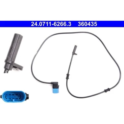 Bild av ABS givare, Sensor, hjulvarvtal, Bakaxel, mercedes benz sl [r231], 231 540 03 17, A 17