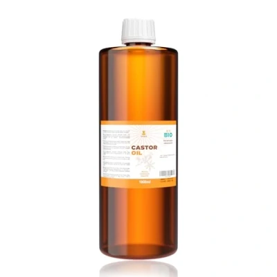 Bild av Snadi Ren Ekologisk Ricinolja 1 liter Kallpressad Antioxidant, Anti aging Återfuktande för Torr Hud, Kropp och Hår Stimulerar Tillväxt av Ögonfransar Skägg