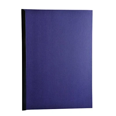 Bild av Exacompta Ref 2752C Forever Collection Återvunna styva presentationsöverdrag A4 (210 x 297 mm), läderkornseffekt, 270 gsm styvt kort svart (paket med 100)