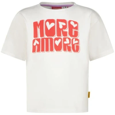 Bild av Vingino flicka Hanou T shirt, Äkta vit, 8 År