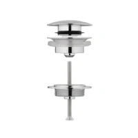 Bild av Grohe push open waste set supersteel