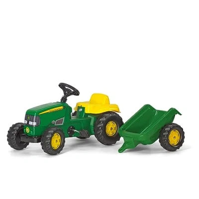 Bild av Rolly Toys Tramptraktor med Släp John Deere