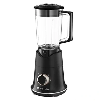 Bild av Russell Hobbs Blender [Blade Boost Technology för bättre blandningsresultat] 1,5 L BPA fri plastkanna (pulsfunktion, rostfria stålblad, lock inklusive mätlock, diskmaskinsäker) Smoothies 26710 56