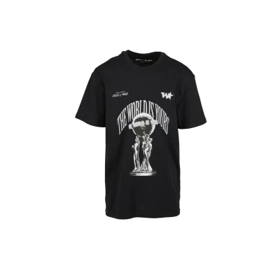 Bild av Mister Tee YOUR World Tshirt med print, Storlek: XL, Black