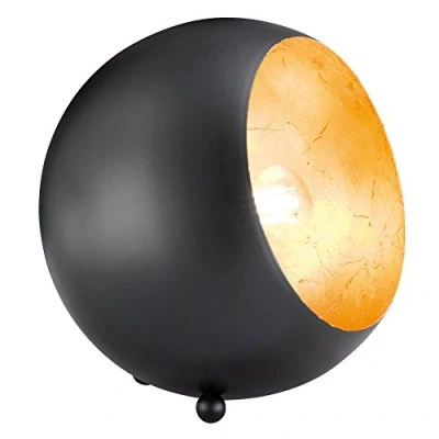 Bild av Reality Leuchten 50101032 bordslampa, metall, 28 watt, svart/guld
