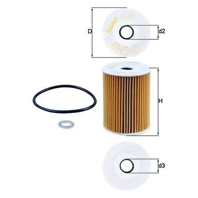 Bild av Oljefilter Knecht OX 355 D