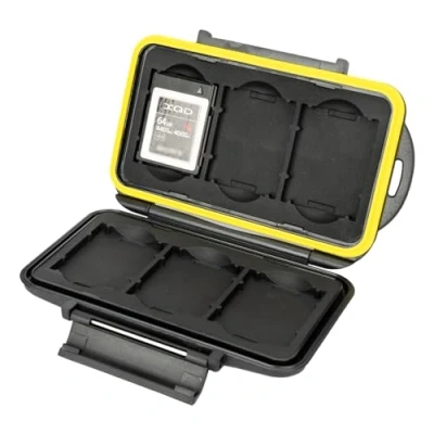 Bild av JJC Stardy and Rigid Memory Card Storage Case passar 6 x XQD CFexpress typ B kort