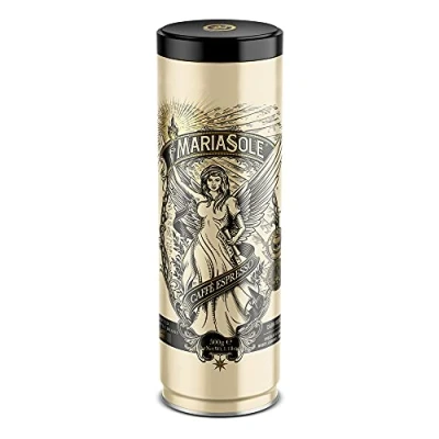 Bild av Mariasole Caffè Espressobönor 500 g i högkvalitativ burk, ny design, samma smak, premium kaffebönor för helautomatisk maskin och portafilter traditionell rostning över träeld handarbete