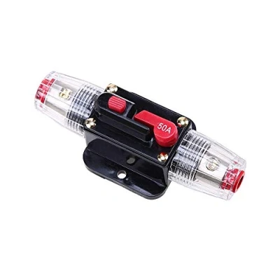 Bild av Mintice 12 V 50 A bilmotor ljud solenergi inline kretsbrytare säkringshållare skydd stereo