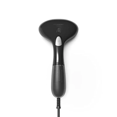 Bild av Steamery Handhållen Steamer Cirrus 1, 1500W, Europlug, Värms Upp På 30 Sekunder, Resevänlig Handsteamer För Kläder Och Hemtextilier, Svart