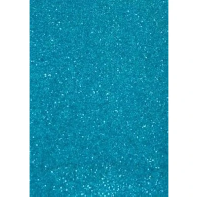 Bild av The Ark Craft, A4 250 GSM glitterkort, Soft Touch lyx (5 pack) ... Turkos