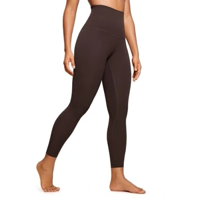 Bild av CRZ YOGA Superhög Midja Butterluxe Yogabyxor 25 Tum Smörmjuka Träningsleggings För Kvinnor Hot Fudge Brown S