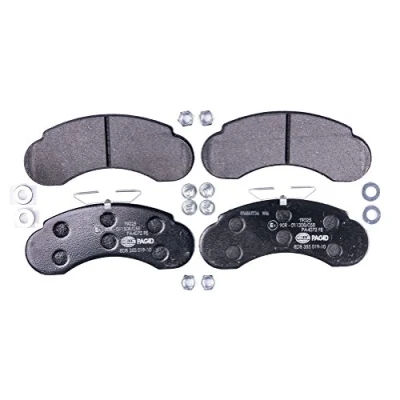 Bild av HELLA 8DB 355 019 101 Jeu de plaquettes frein non préparé pour indicateur d&#039;usure avec vis d&#039;étrier accessoires