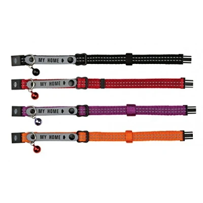 Bild av Trixie Cat collar reflective with My Home address tag Assorted