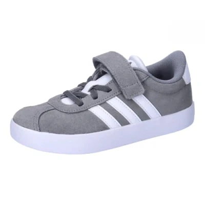 Bild av adidas Unisex Barn VL COURT 3.0 HOOK AND LOOP SHOES KIDS, grey three/Cloud white/grey two, 28 1/2 EU
