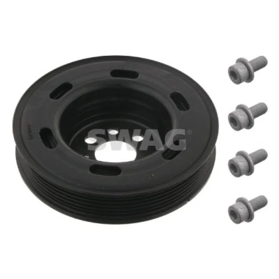 Bild av SWAG 30 93 3608 Poulie Damper 6PK 143 5 avec vis/boulons AUDI: A4 B7 Avant, A3 3/5 portes, A6 C5 VOLKSWAGEN: Transporter 5, Touran I