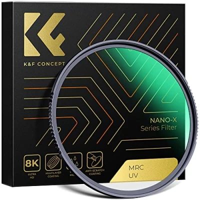 Bild av K&amp;F Concept Nano X serien UV filter 67 mm skottglas B270 28 lager MC supersmala skyddsfilter ultraviolett