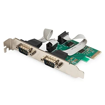 Bild av DIGITUS IO kort PCIe seriellt gränssnittskort 2 port DSUB 9 chipset ASIX99100